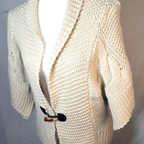 Forever21 women's knitted cardigan sz large - Picture 6 of 7